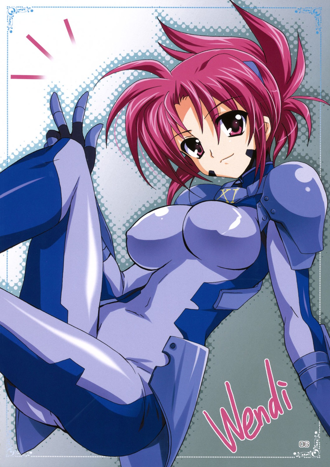 bodysuit kanna mahou_shoujo_lyrical_nanoha mahou_shoujo_lyrical_nanoha_strikers plum wendi