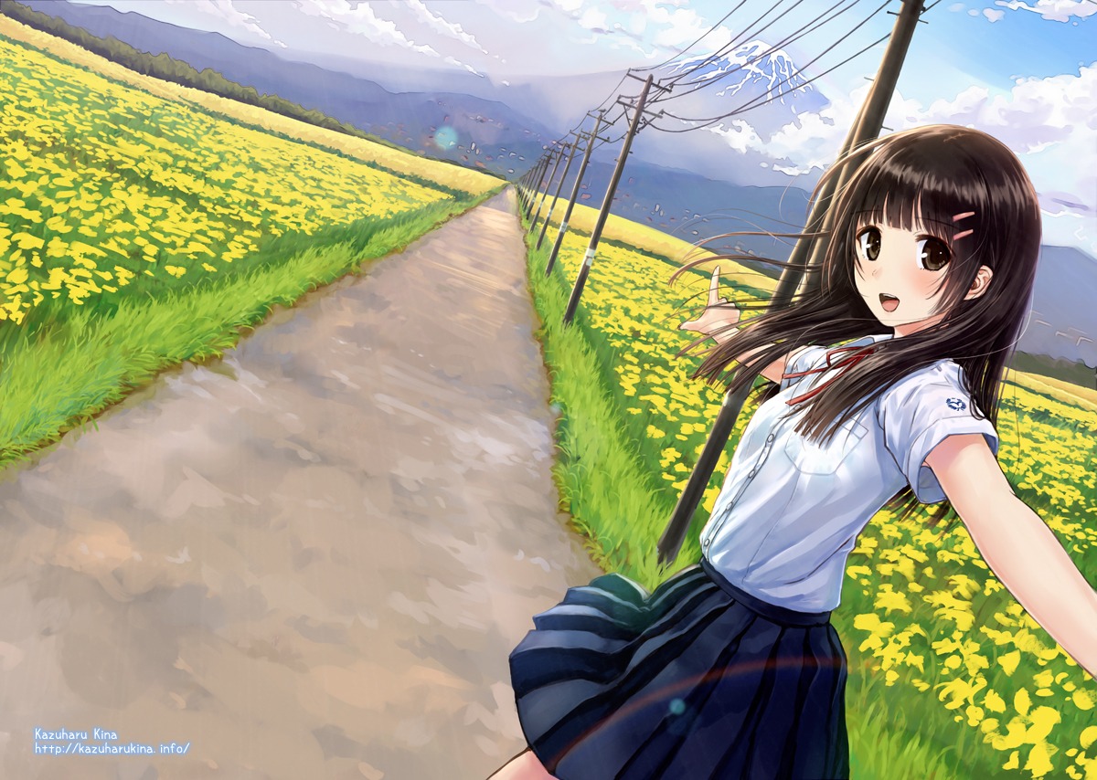 kazuharu_kina landscape seifuku