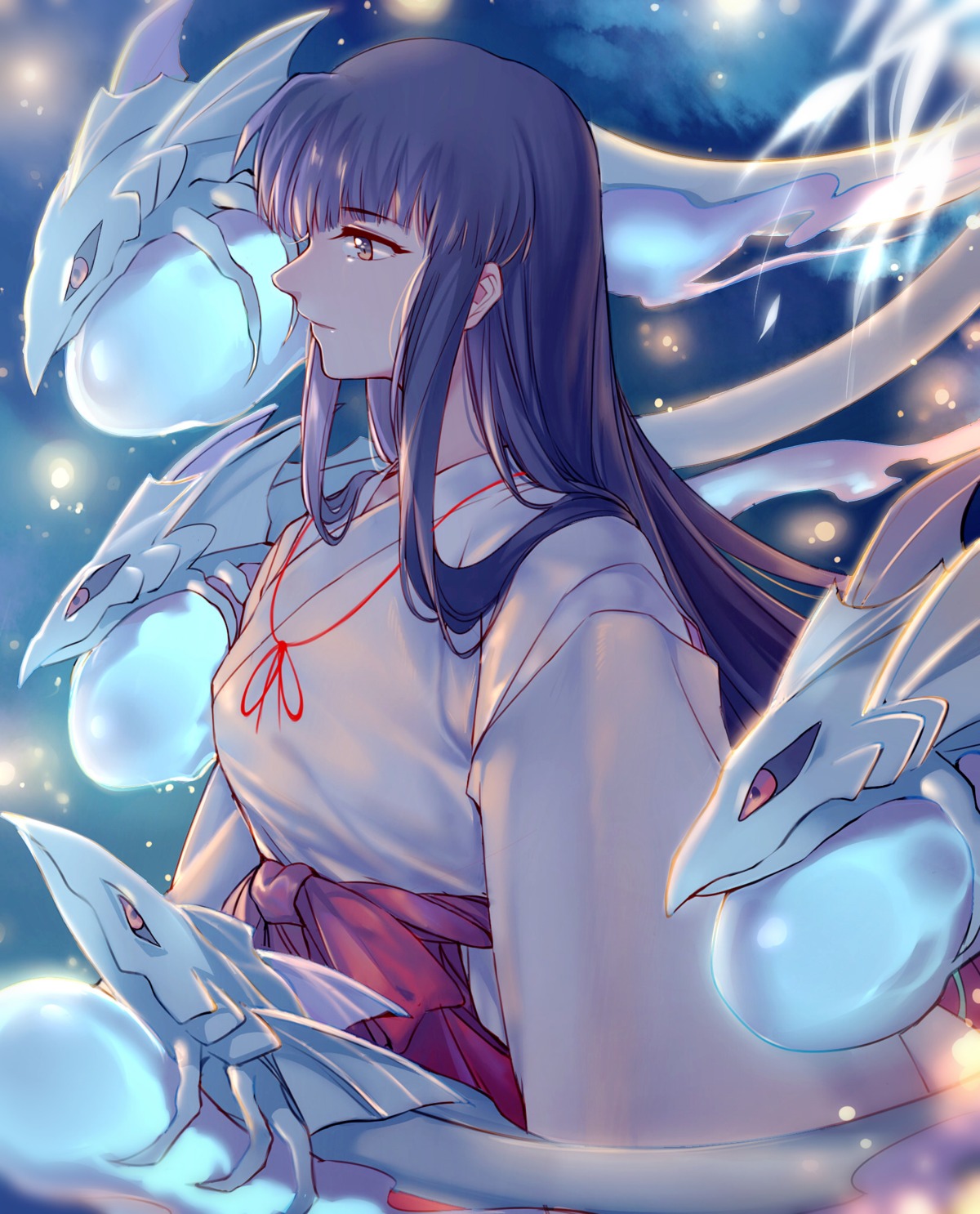 inuyasha kikyou_(inuyasha) miko yorukun