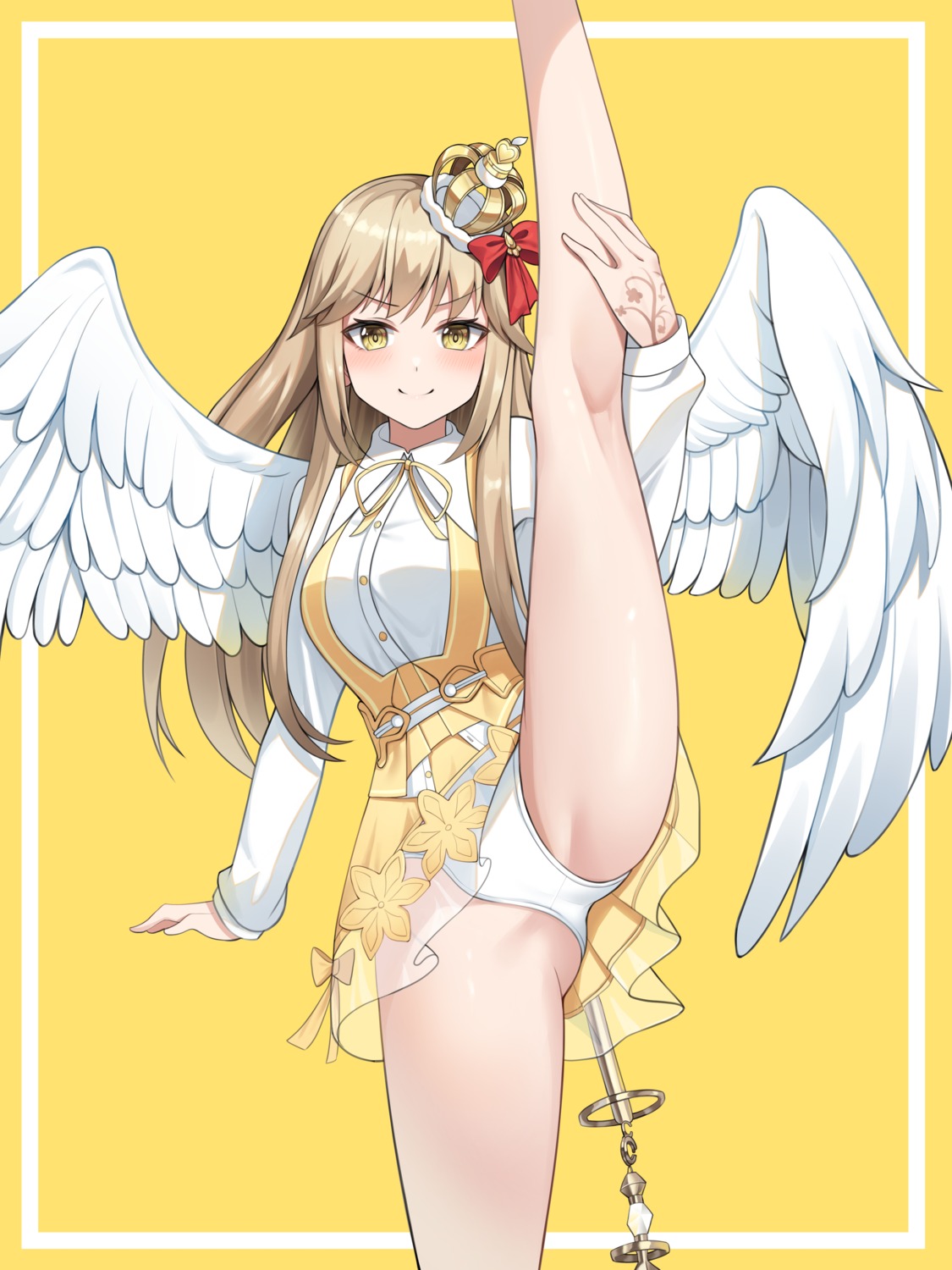 mabinogi pantsu see_through skirt_lift wings wook_03