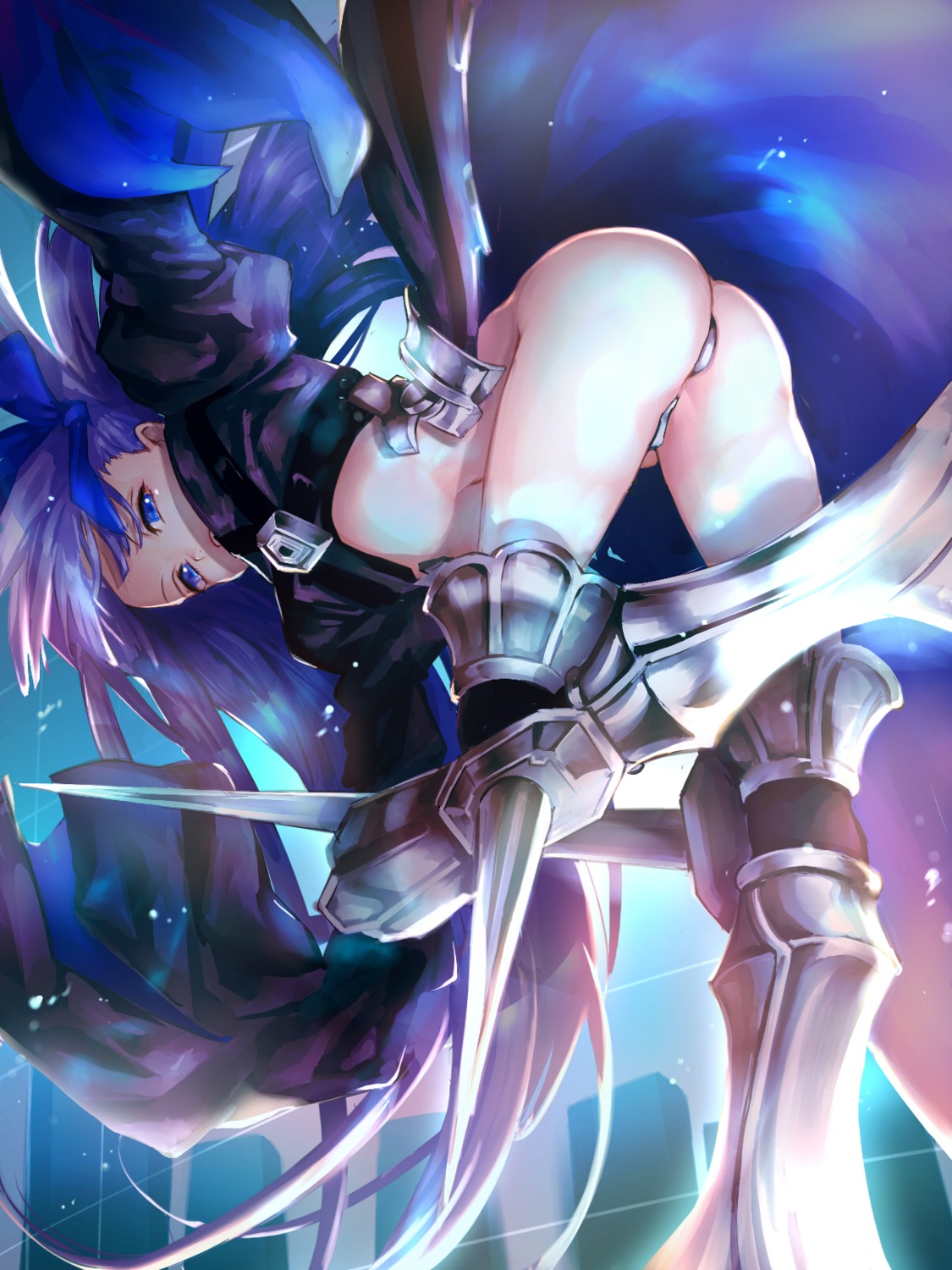 armor ass bottomless fate/extra fate/extra_ccc fate/grand_order fate/stay_night maebari meltlilith no_bra tagme thighhighs