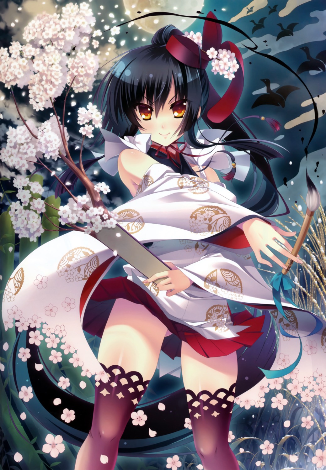 asian_clothes katagiri_hinata thighhighs