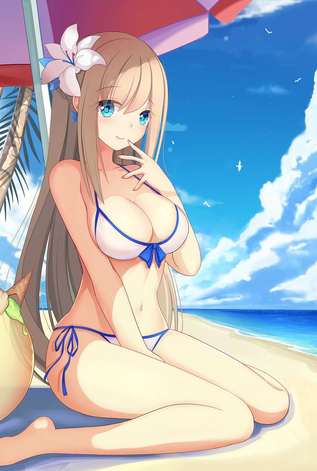 bikini cleavage lexington_(zhanjianshaonv) muq swimsuits zhanjianshaonv