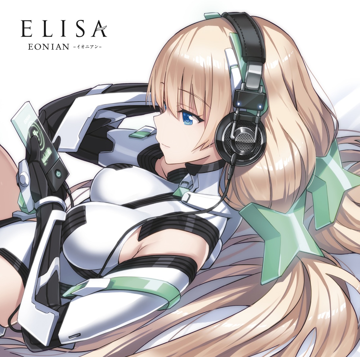 angela_balzac bodysuit disc_cover headphones rakuen_tsuihou saitom