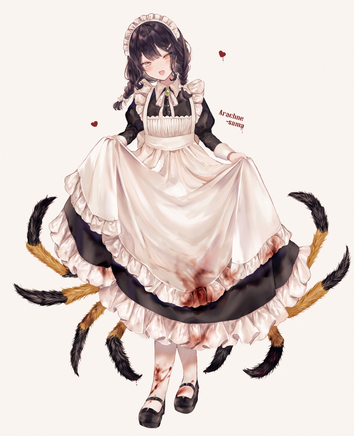 blood maid monster_girl skirt_lift y_o_u_k_a