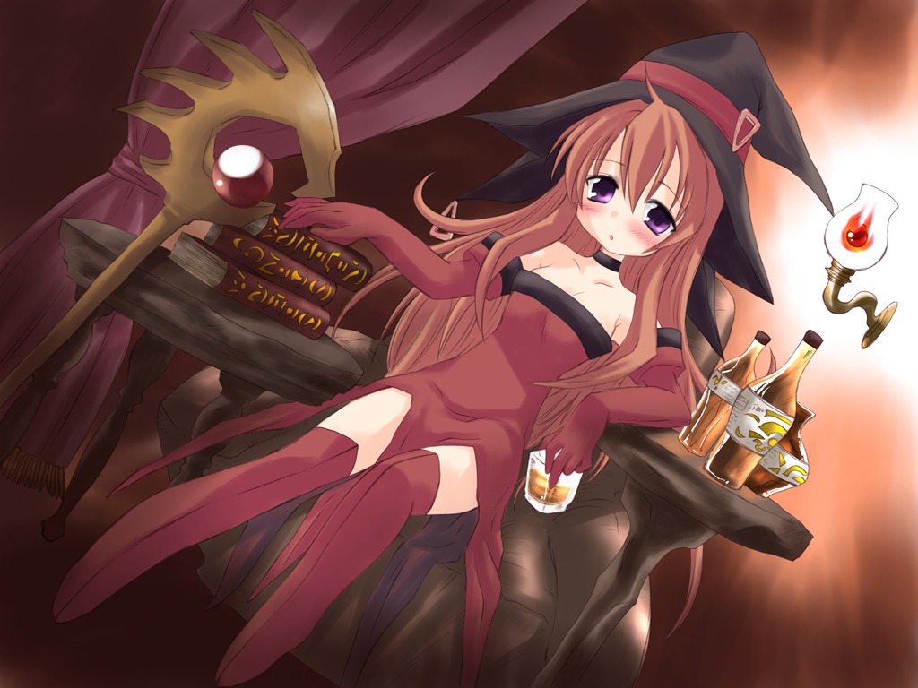 cierra riviera thighhighs wallpaper witch