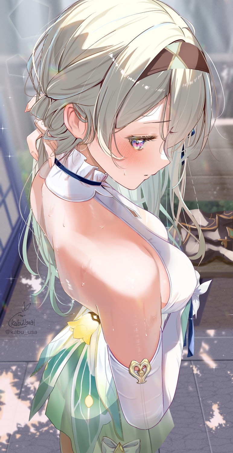 firefly honkai:_star_rail kabu_usagi no_bra see_through wet wet_clothes