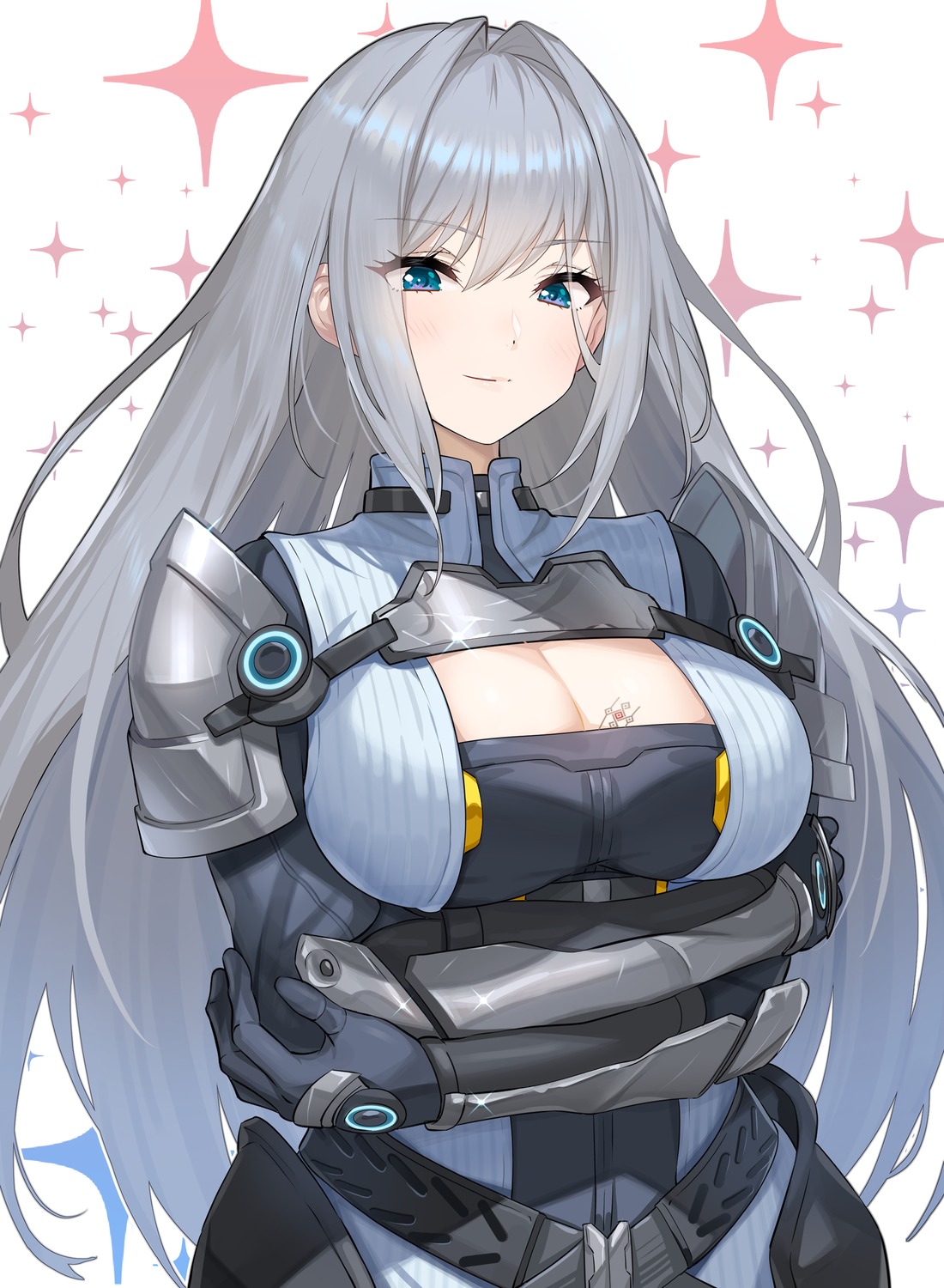 armor cleavage ethel green322 tattoo xenoblade xenoblade_chronicles_3