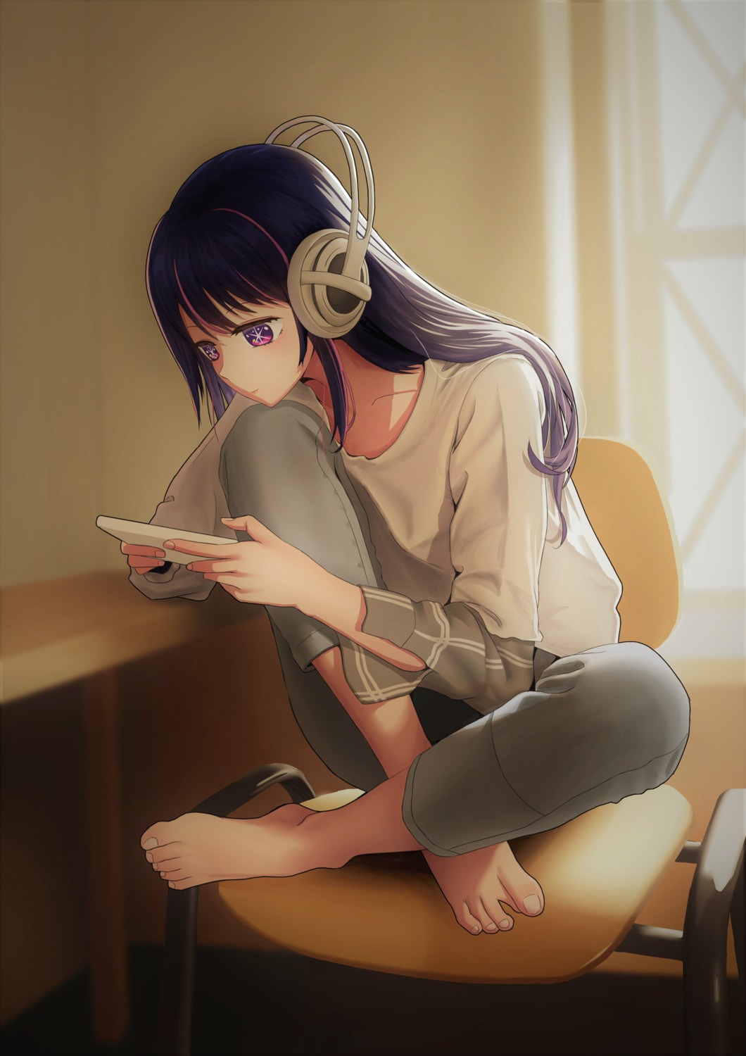 dead_knight_(20355611) headphones hoshino_ai oshi_no_ko