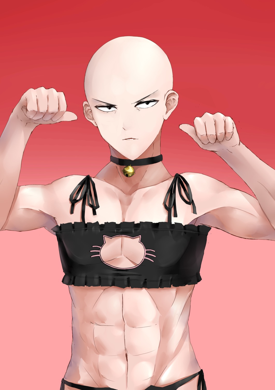 lingerie male mayoraisu one_punch_man saitama