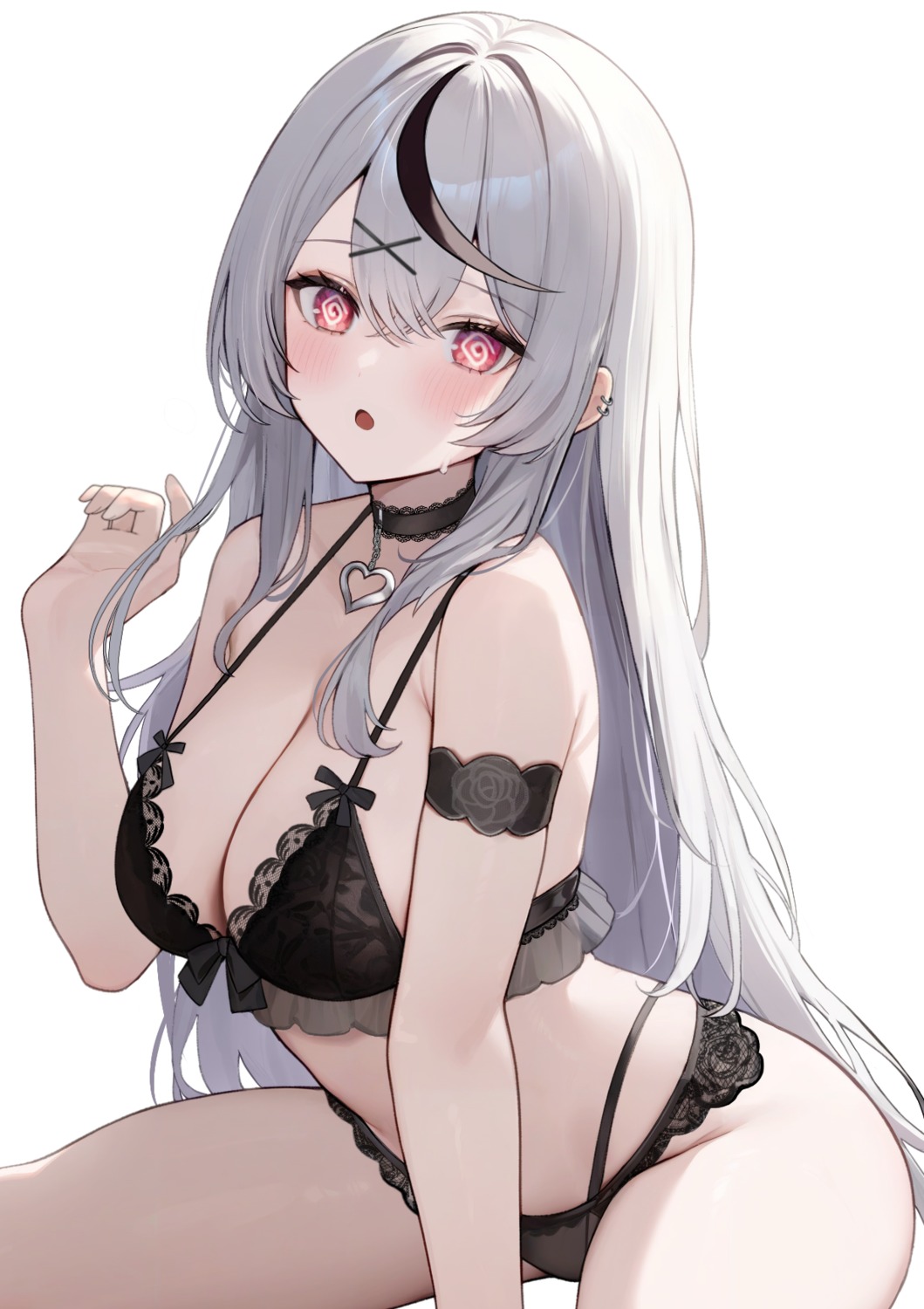 aria_(ariacue) bra hololive lingerie pantsu sakamata_chloe see_through