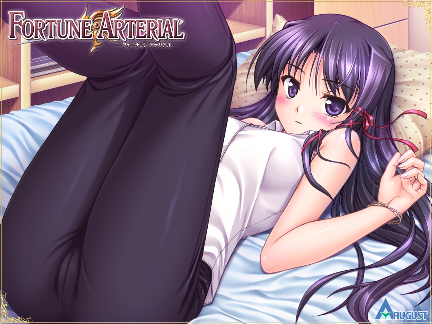 bekkankou cameltoe fortune_arterial kuze_kiriha wallpaper