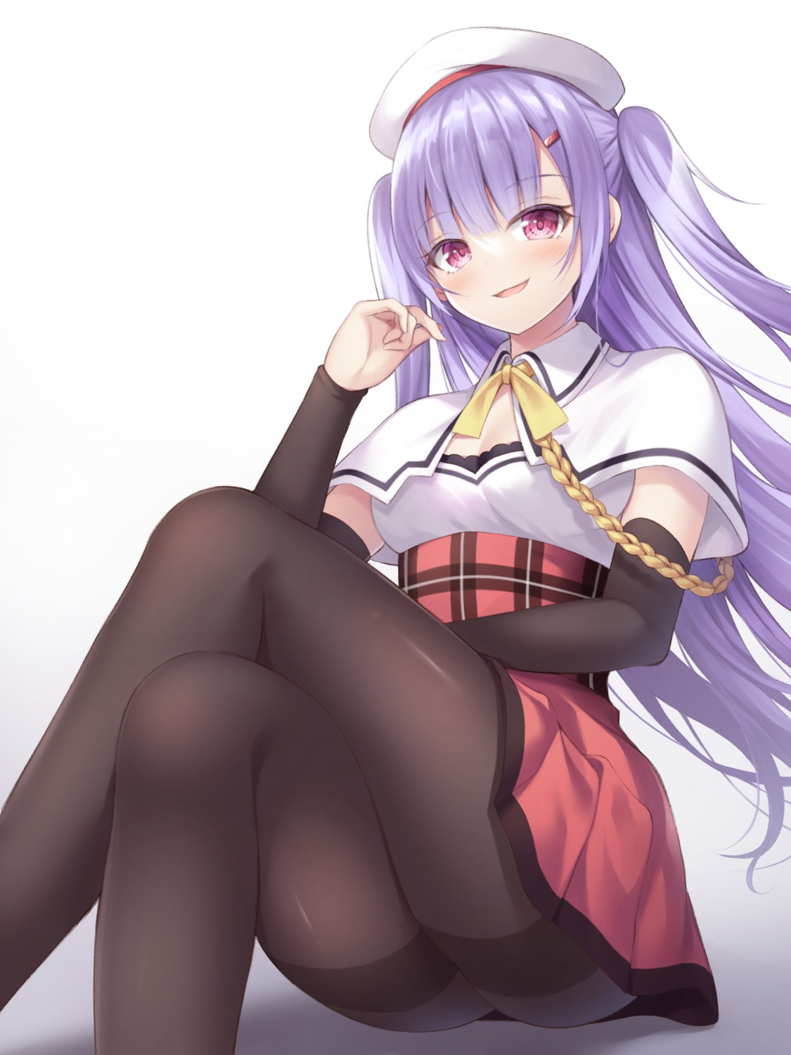 ajax_(azur_lane) azur_lane kyousaki_nao pantyhose seifuku skirt_lift