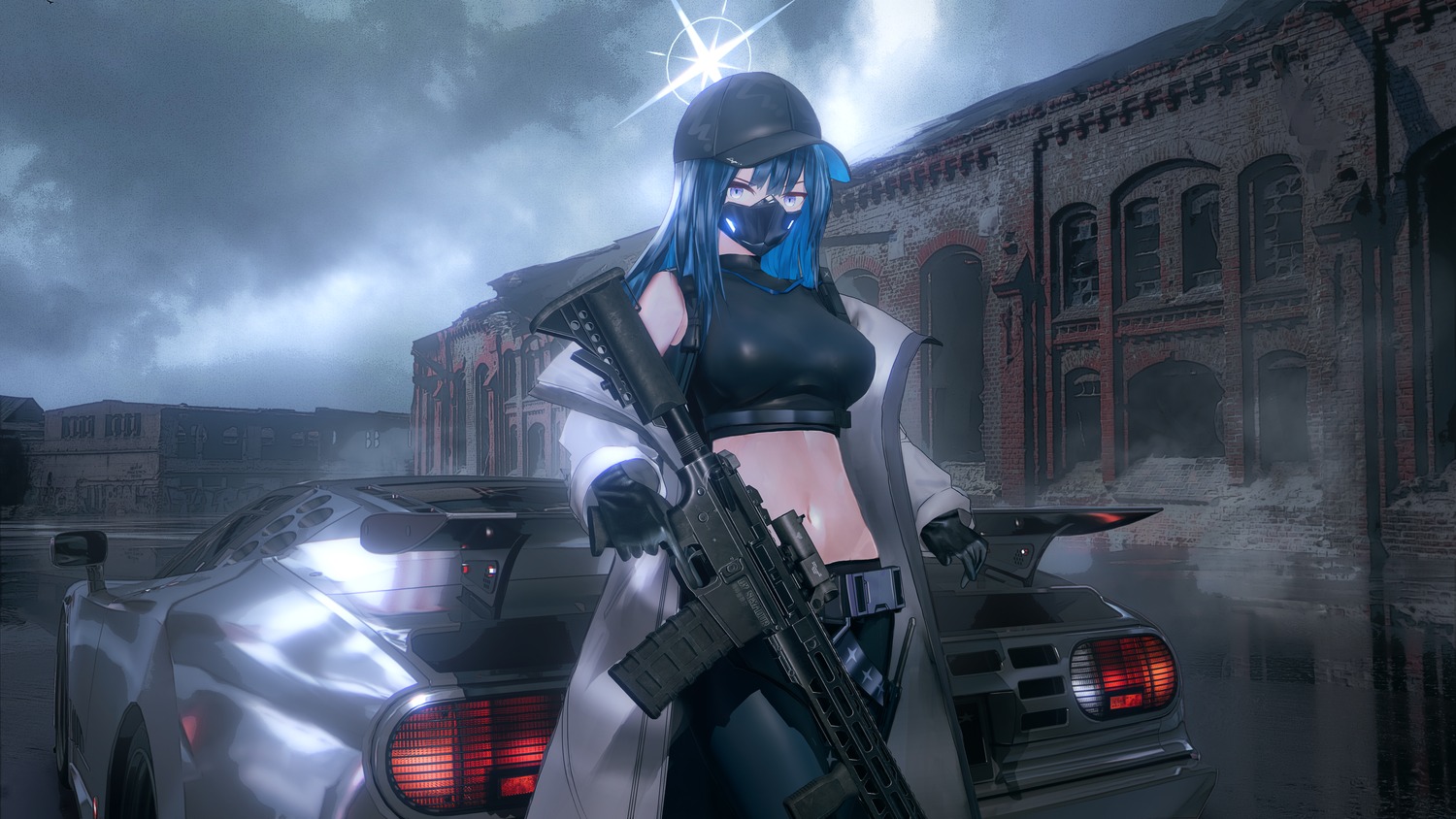 blue_archive gun halo joumae_saori seymour