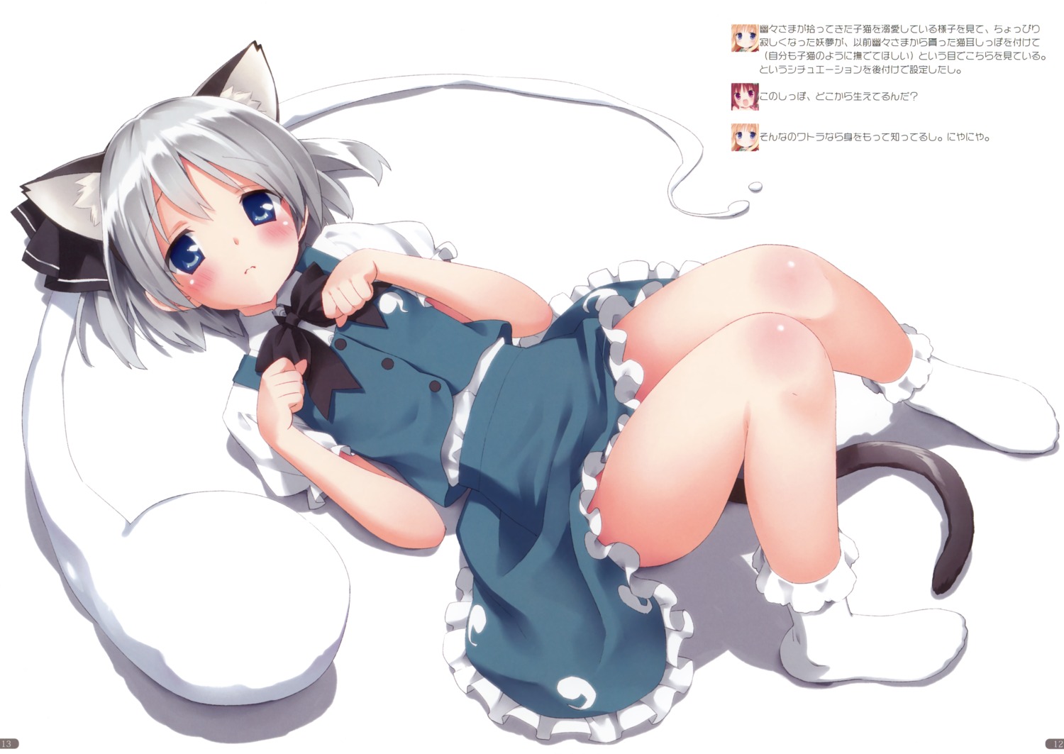 animal_ears fixed kani_biimu konpaku_youmu luminocity nekomimi tail touhou