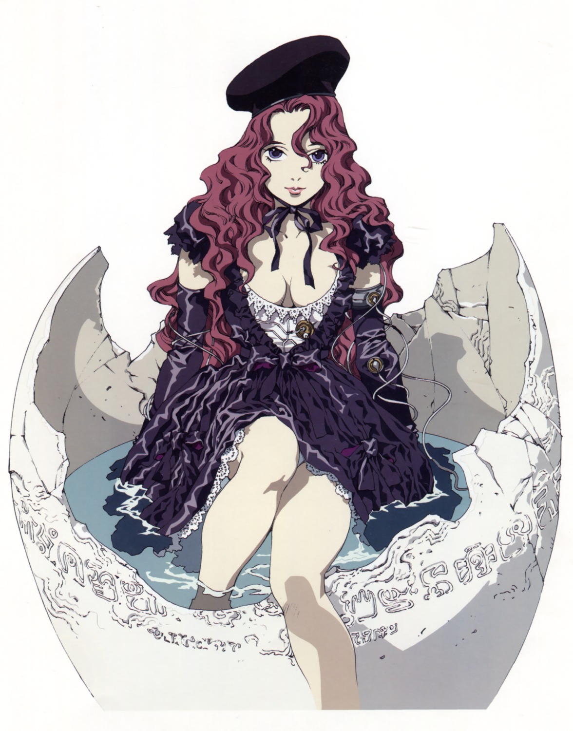 cleavage dress rahxephon wet yamada_akihiro