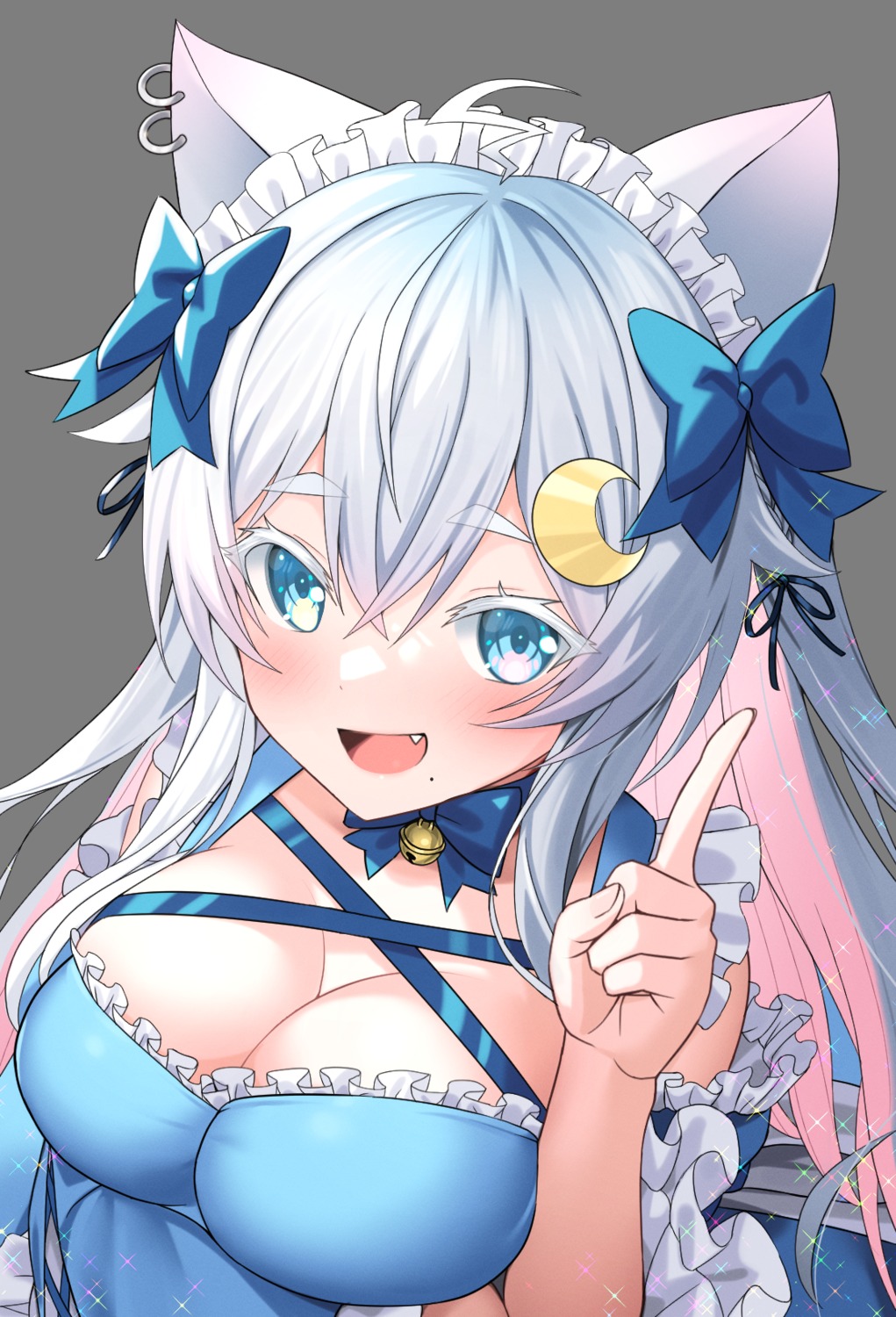 animal_ears bettle_(b_s_a_n) cleavage nekomimi transparent_png