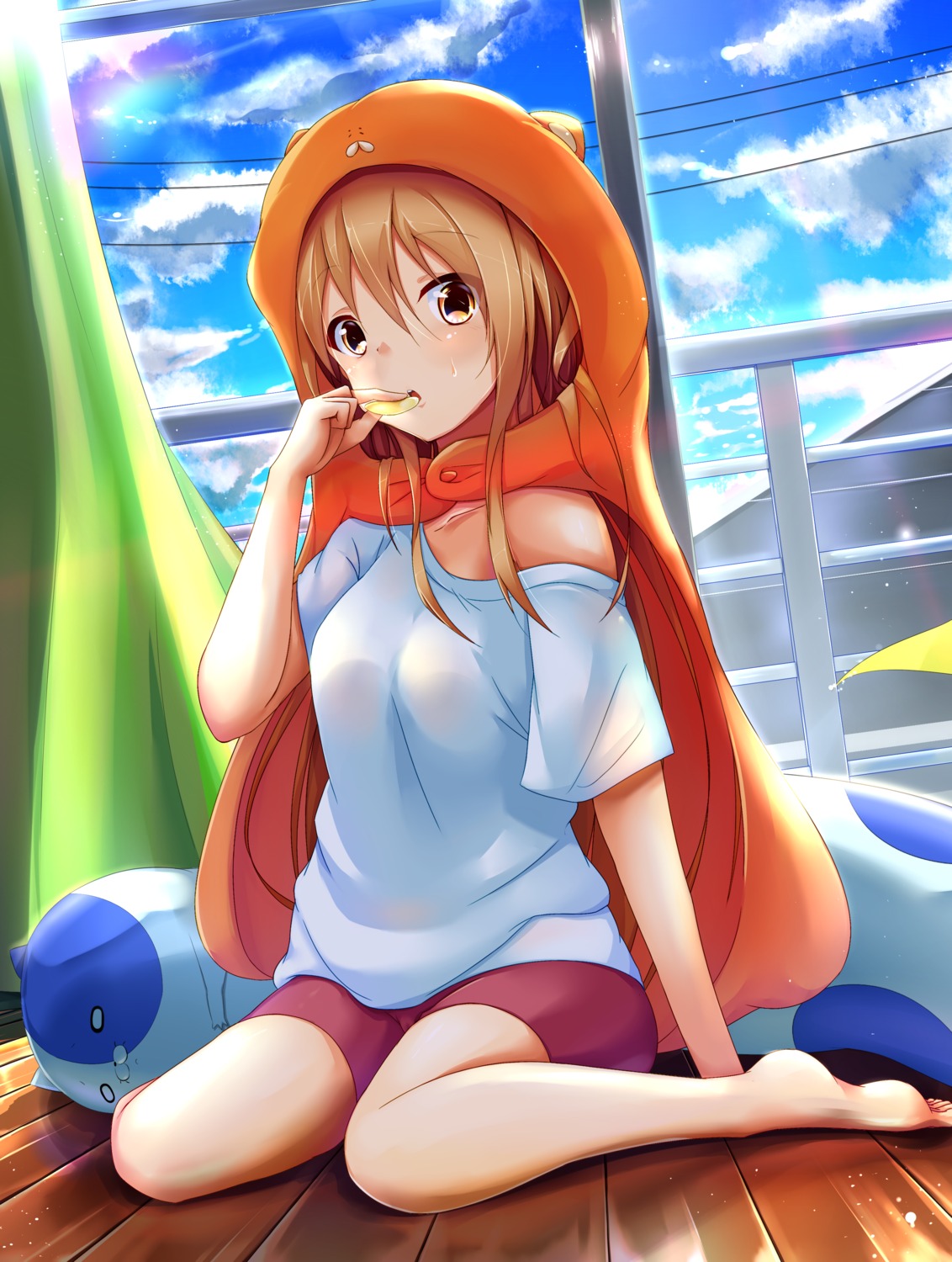 bike_shorts doma_umaru himouto!_umaru-chan ryuuguu_yassuu