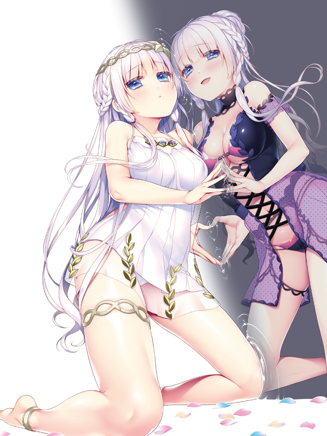 bra dress garter giuniu pantsu see_through