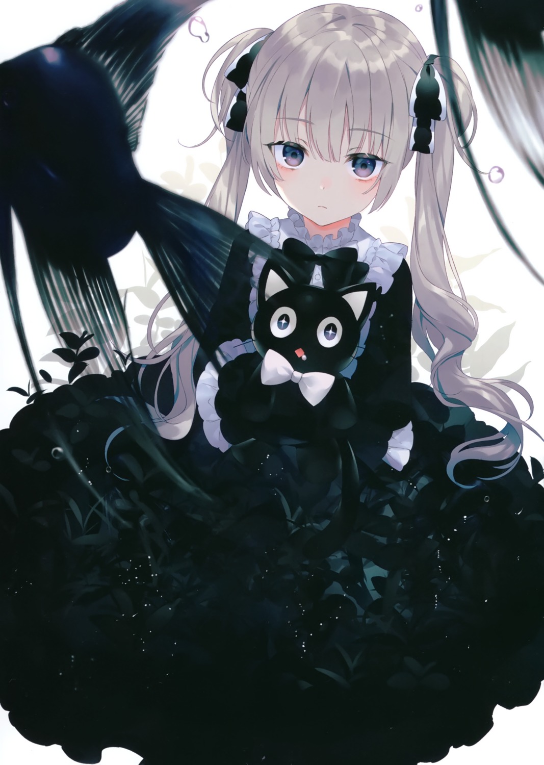 achiki dress gothic_lolita hanasaku lolita_fashion neko