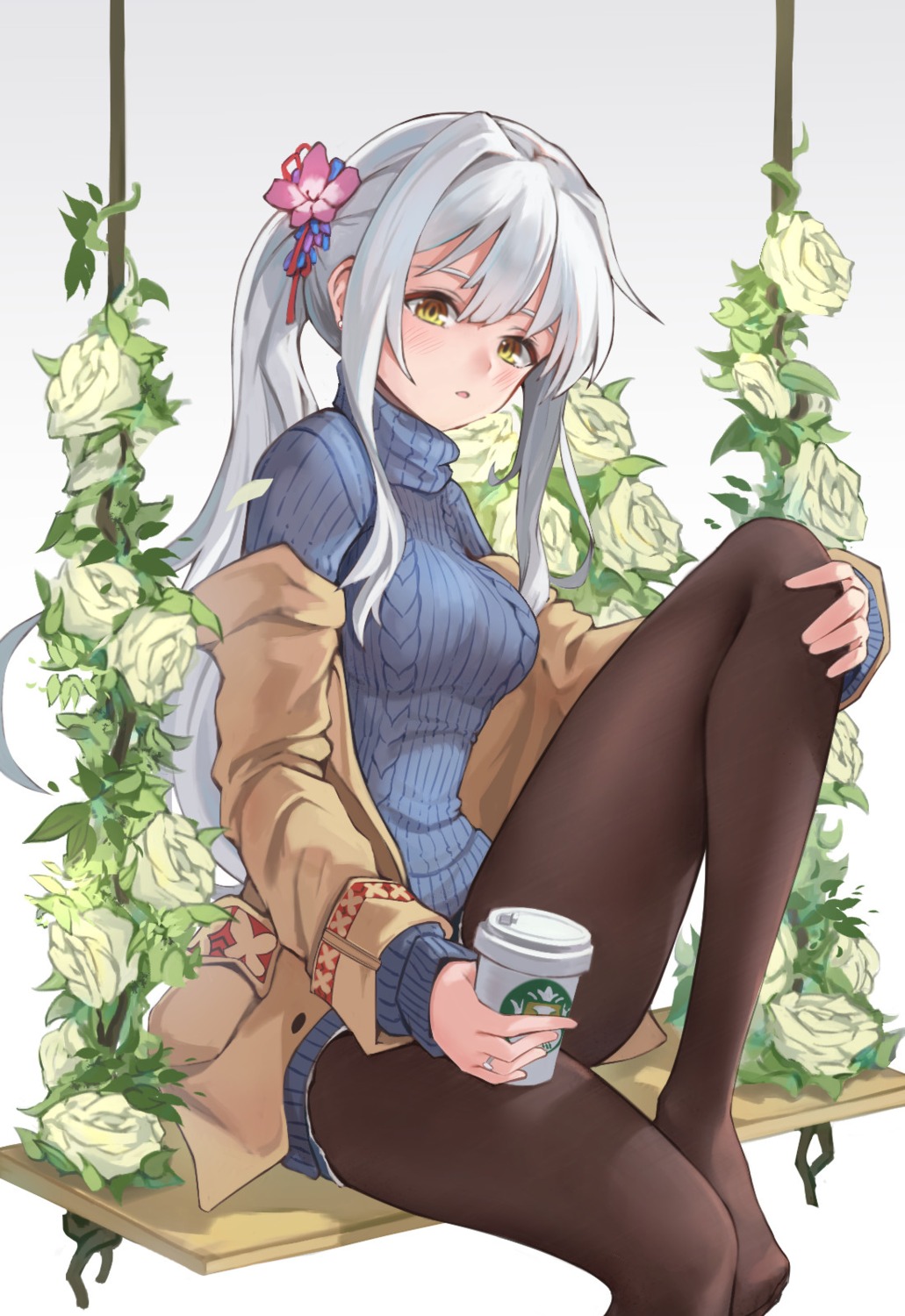 miso_(b7669726) pantyhose sweater