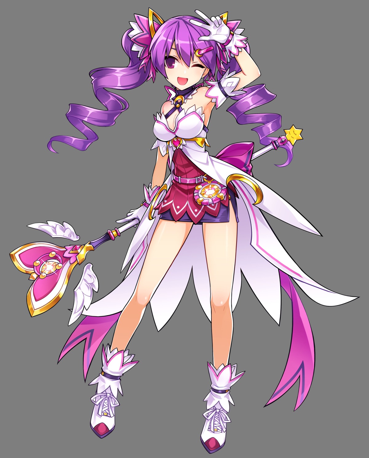 aisha_(elsword) cleavage elsword tagme transparent_png weapon