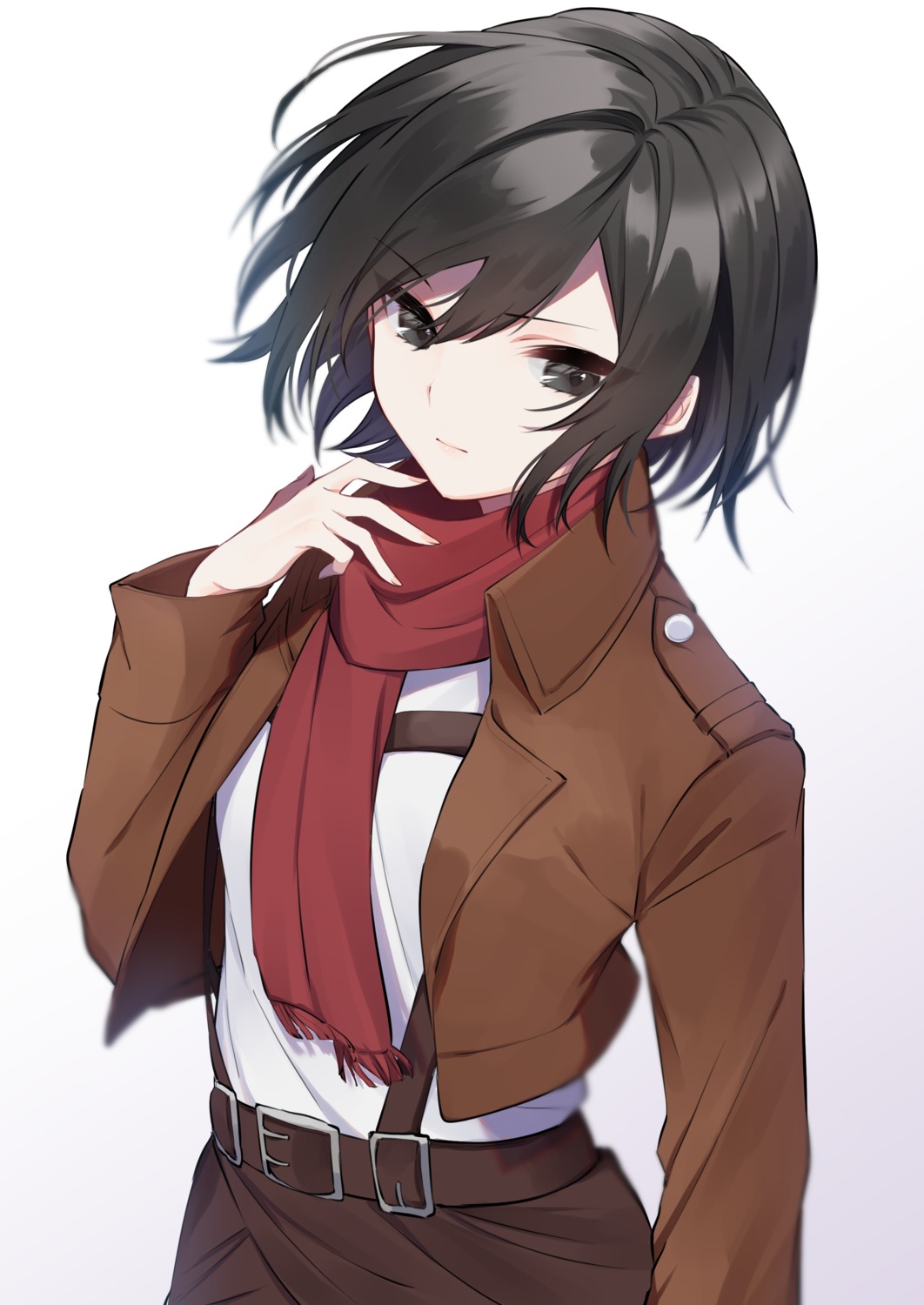 hinakano_h mikasa_ackerman shingeki_no_kyojin uniform