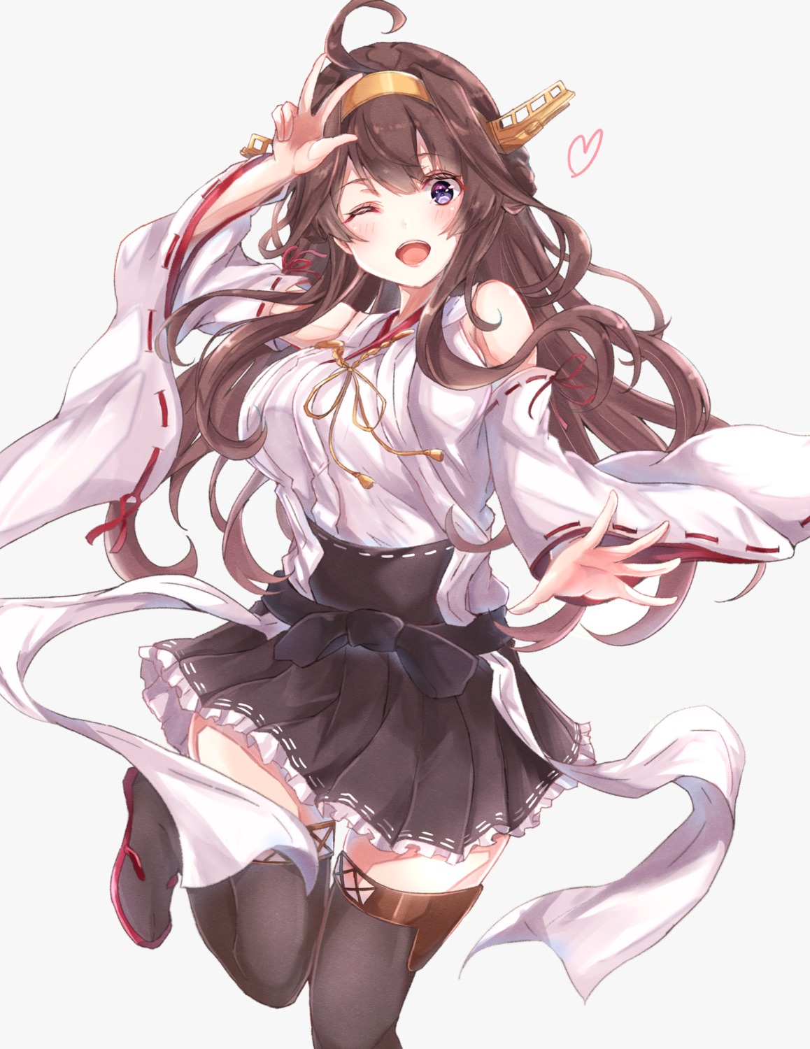 kantai_collection kongou_(kancolle) sa-ya2 thighhighs