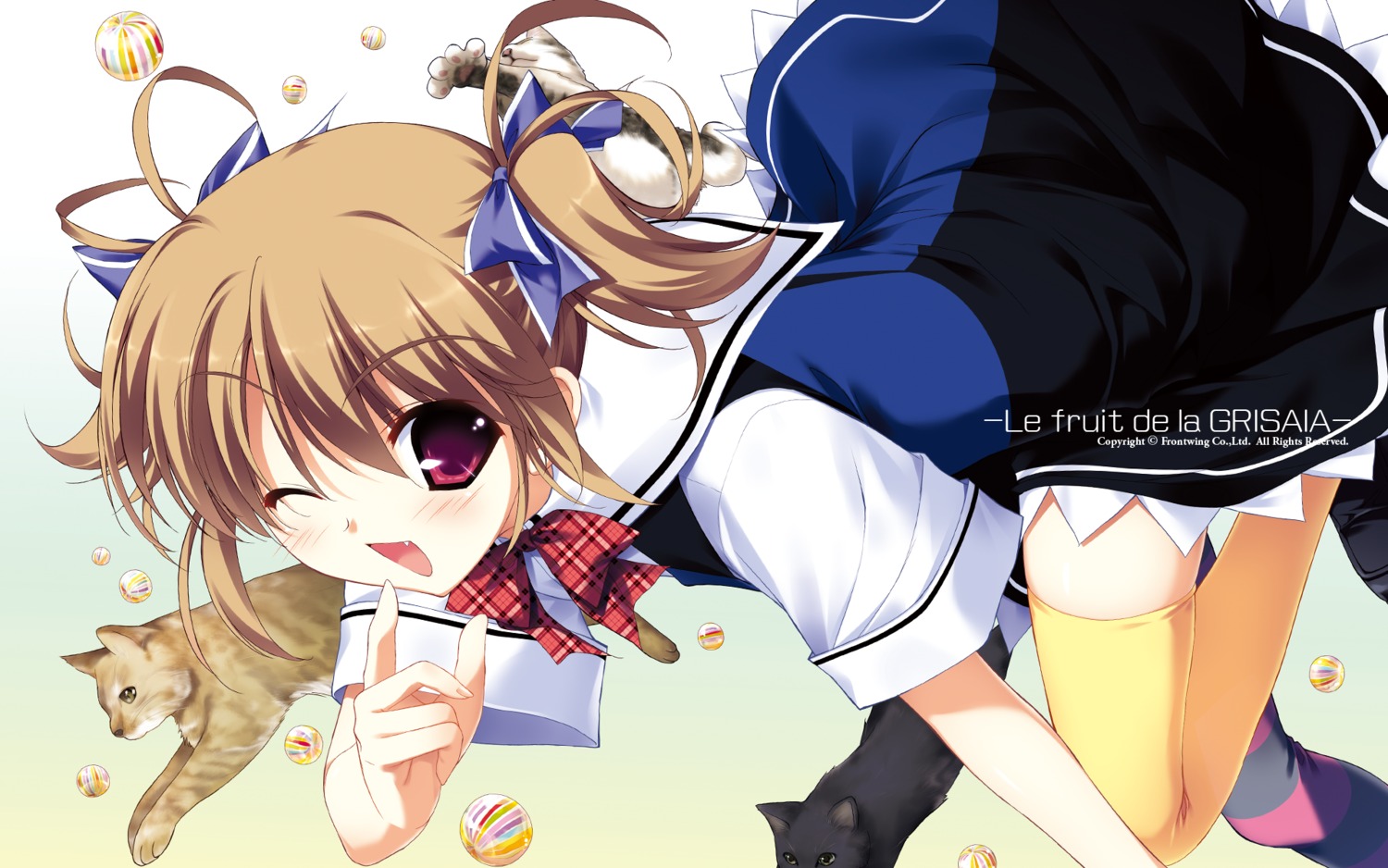 front_wing fumio grisaia grisaia_no_kajitsu irisu_makina neko seifuku thighhighs wallpaper