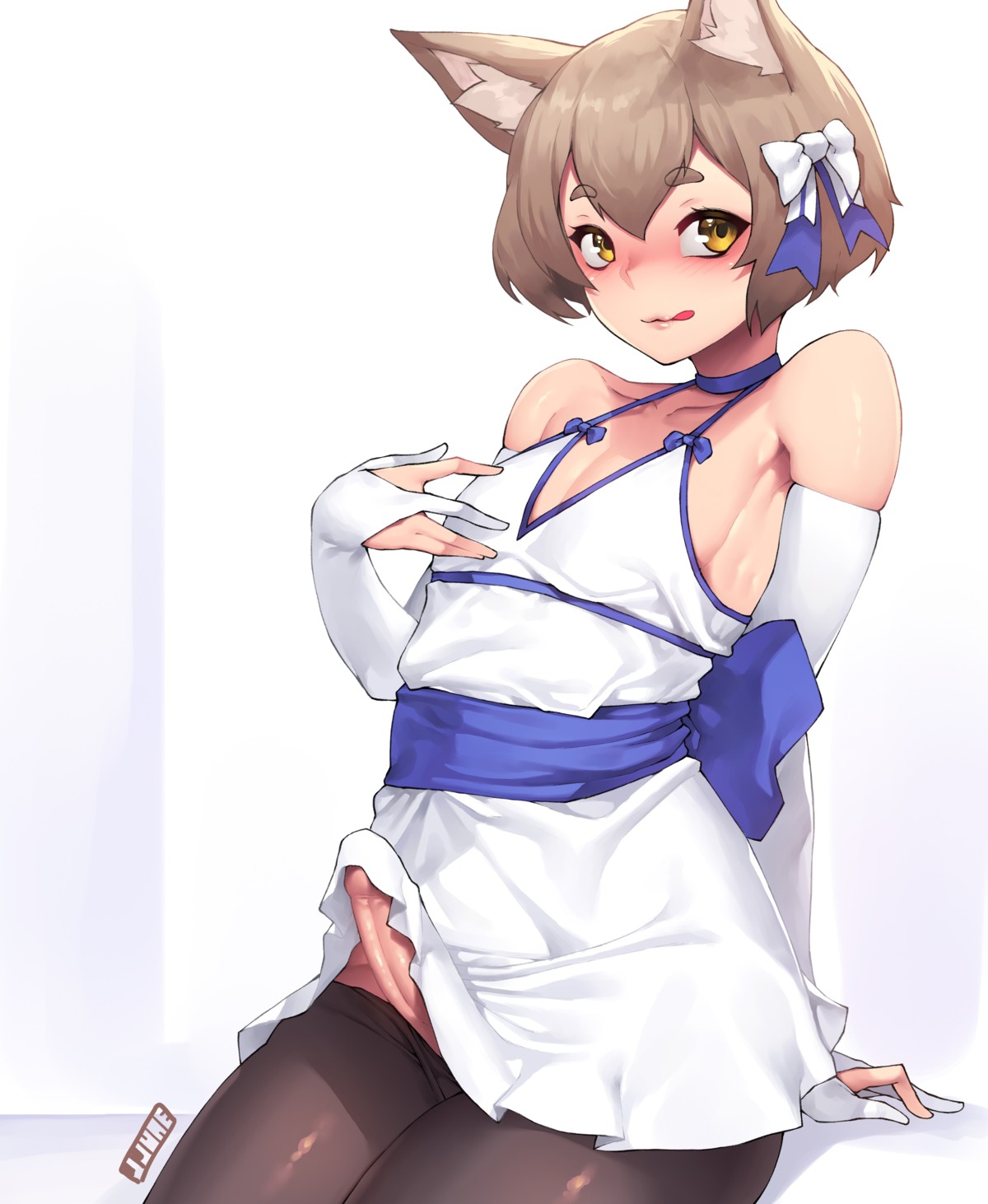 animal_ears crossdress felix_argyle jjune penis re_zero_kara_hajimeru_isekai_seikatsu shota trap uncensored