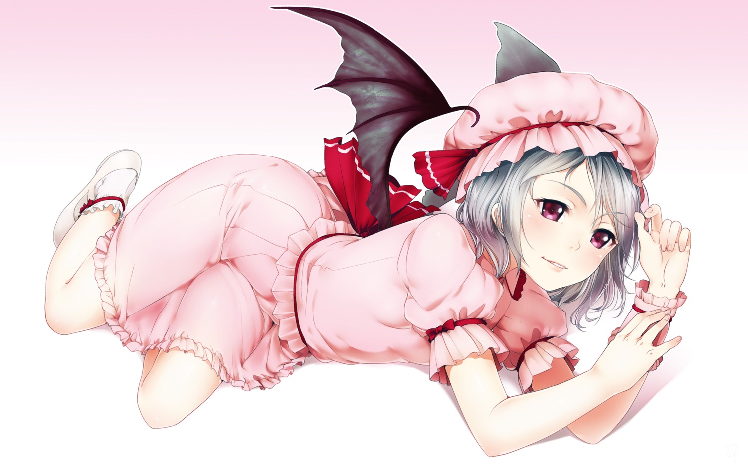 eventh7 remilia_scarlet touhou wings
