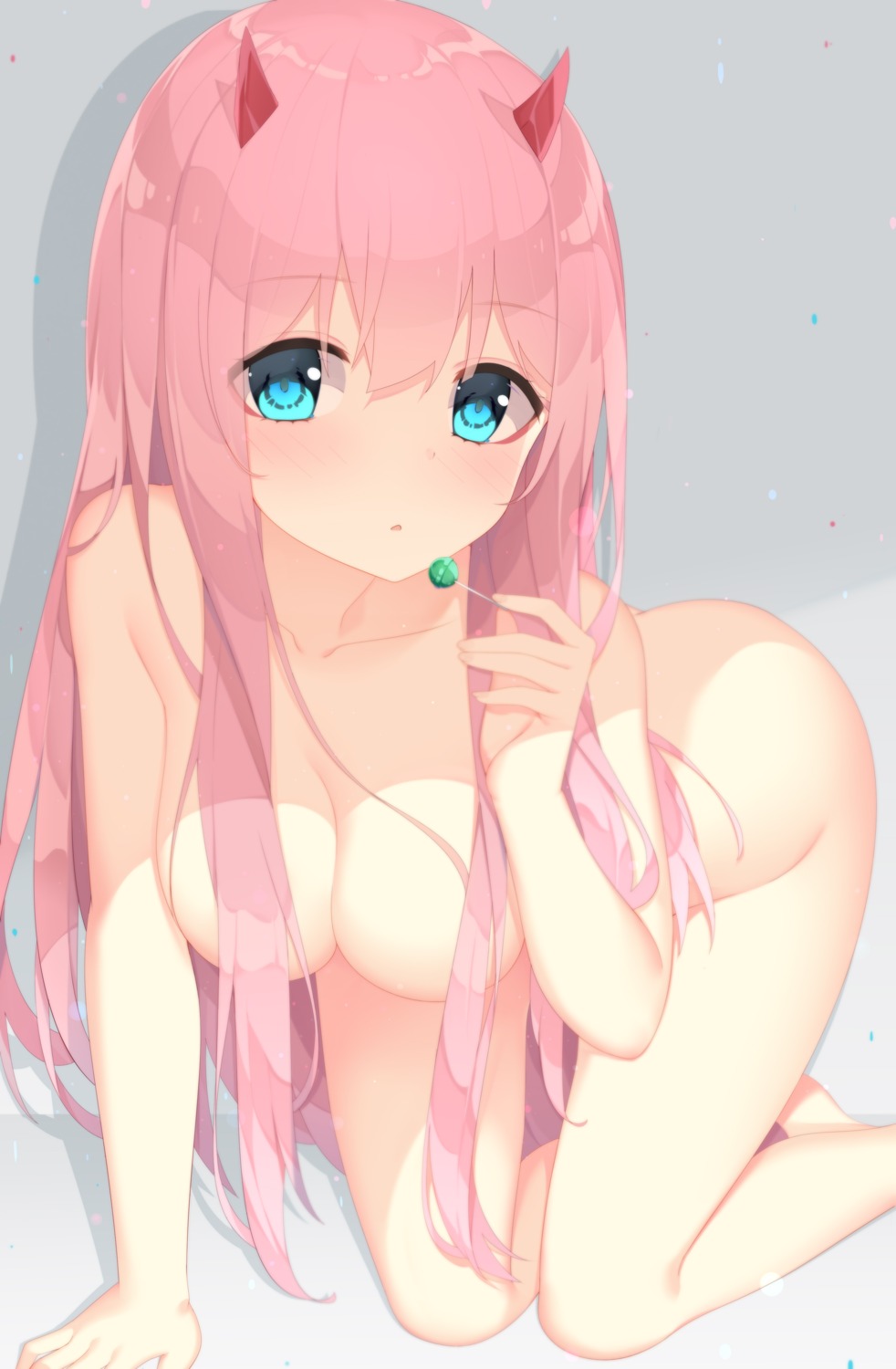 darling_in_the_franxx horns jyt naked zero_two_(darling_in_the_franxx)