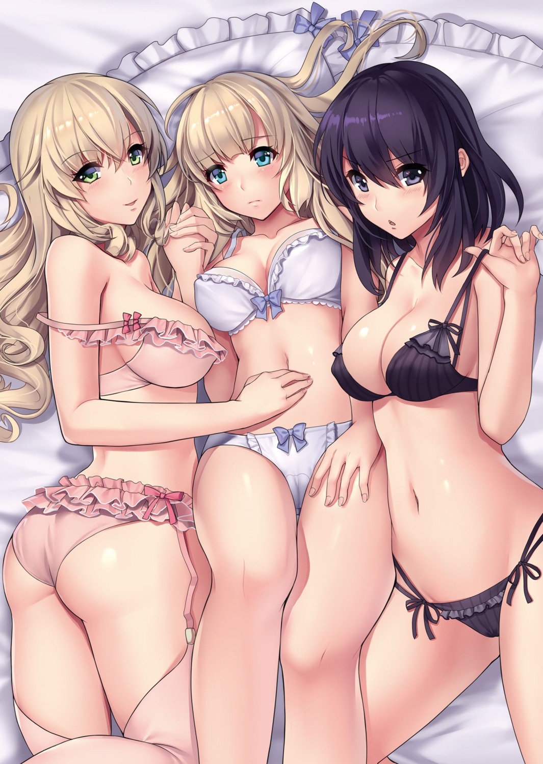 aruma_jiki ass bra cameltoe cleavage pantsu stockings thighhighs waga_ya_wa_mahou_no_oukoku_boumei_harem