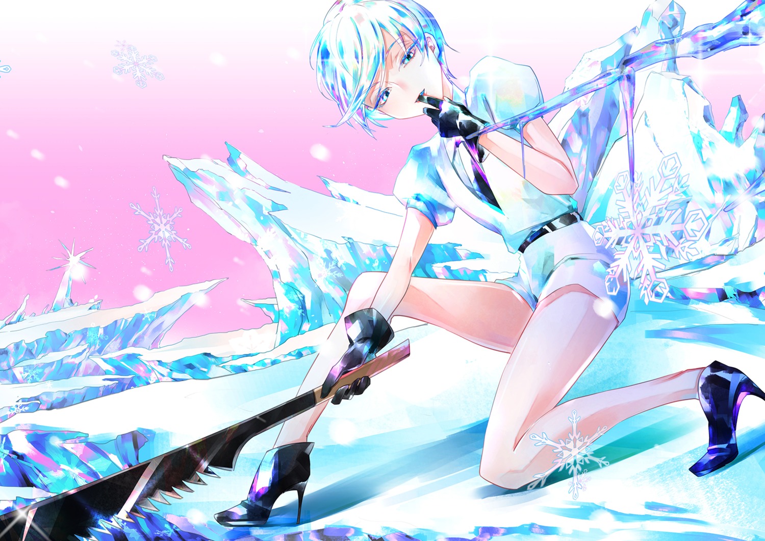 antarcticite heels houseki_no_kuni weapon ye_weiyang_mio