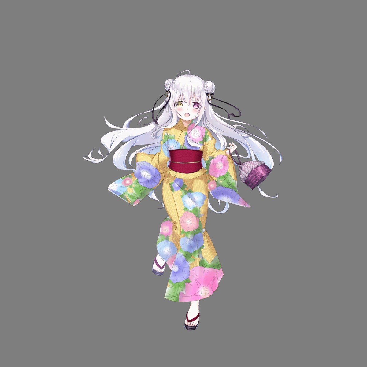 heterochromia hoshi_no_girls_odyssey transparent_png yukata