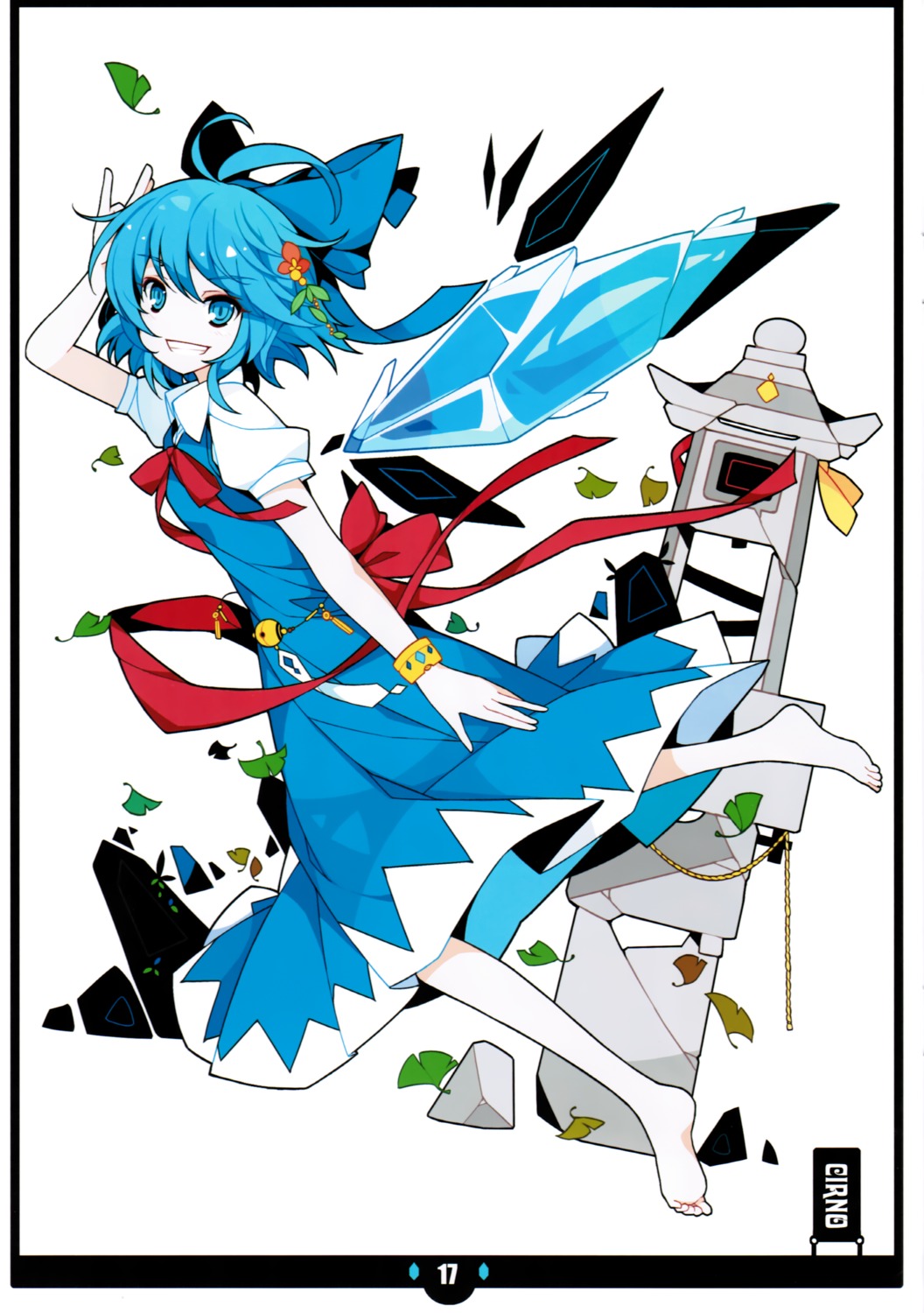 cirno ideolo neko_worki touhou wings