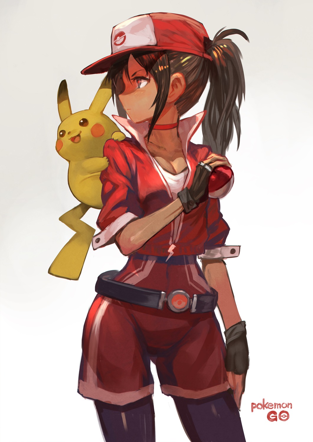 cleavage lack pikachu pokemon pokemon_go pokemon_trainer