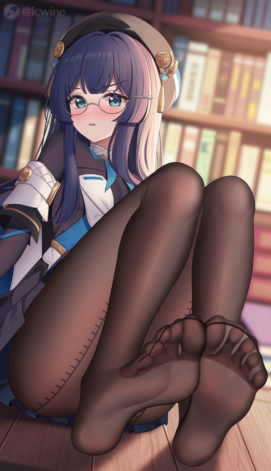 feet honkai:_star_rail icwine megane pantyhose pelageya_sergeyevna