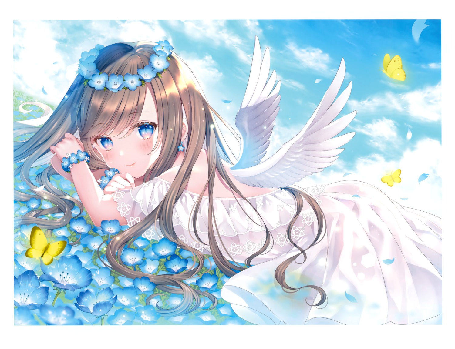 dress wasabi_(sekai) wings