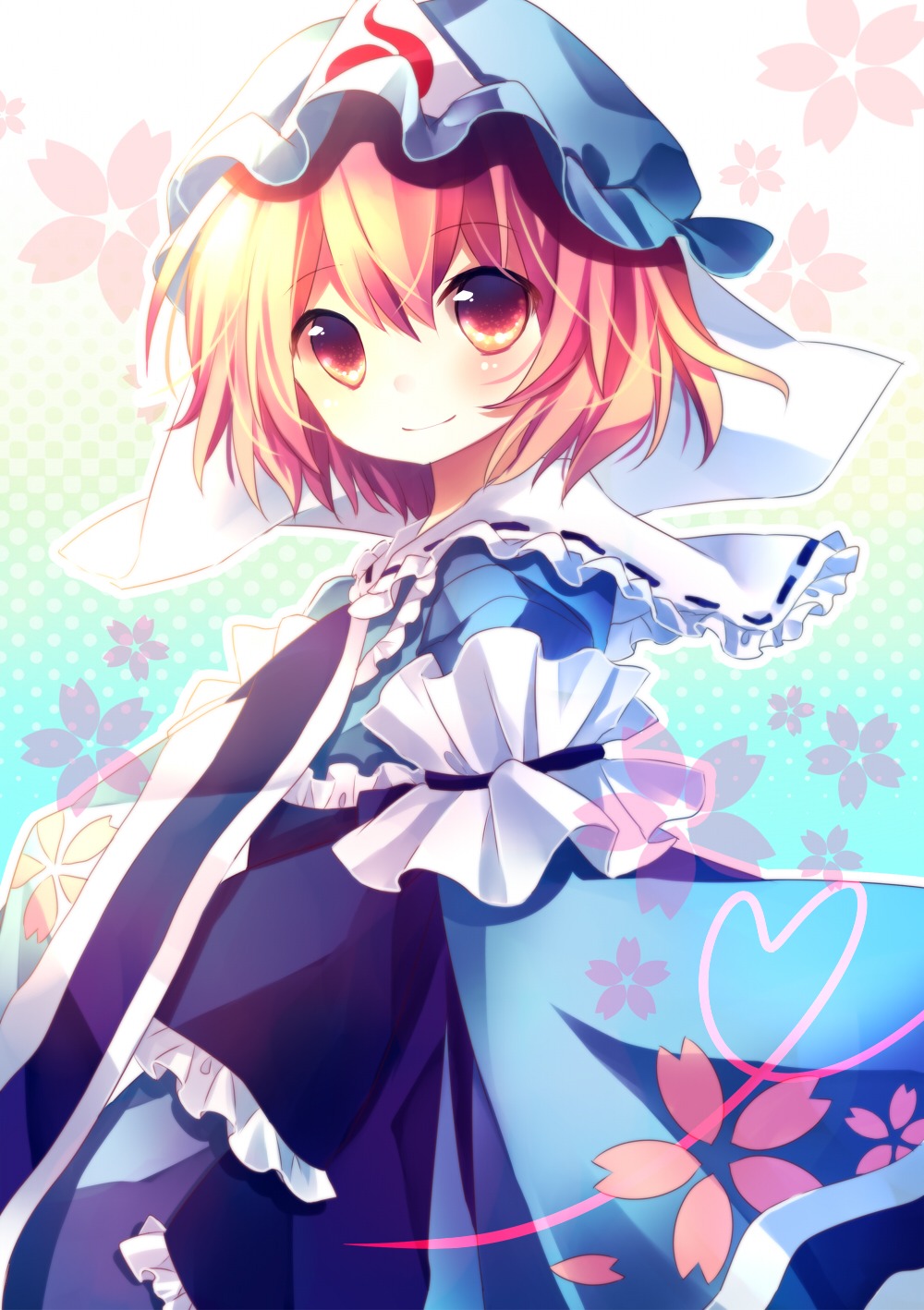 dress kusada_souta saigyouji_yuyuko touhou