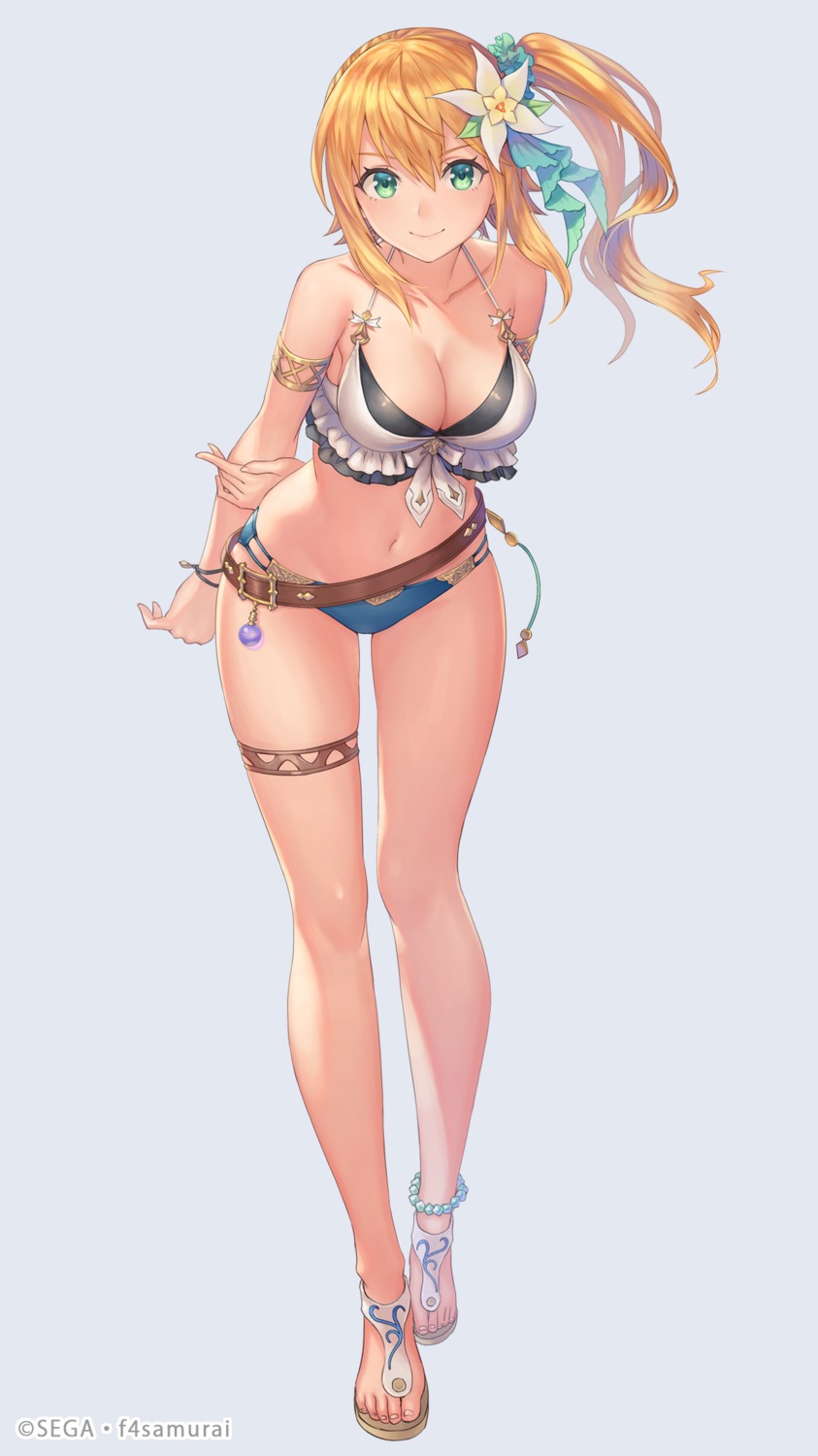 anbe_yoshirou bikini garter hortensia_saga swimsuits