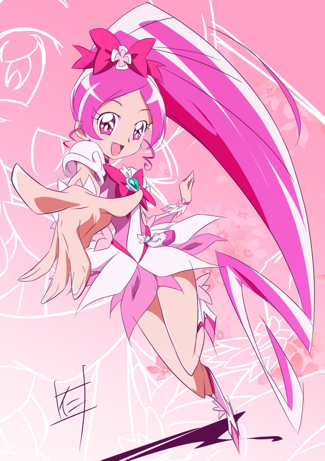 hanasaki_tsubomi heartcatch_precure! nii_manabu precure