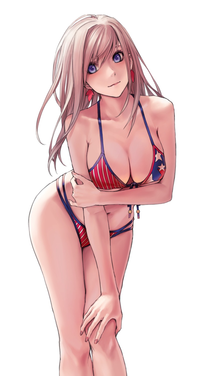 applekun bikini fate/grand_order miyamoto_musashi_(fate/grand_order) swimsuits