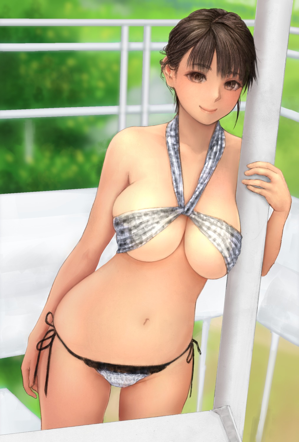 bikini mitsupurin swimsuits underboob