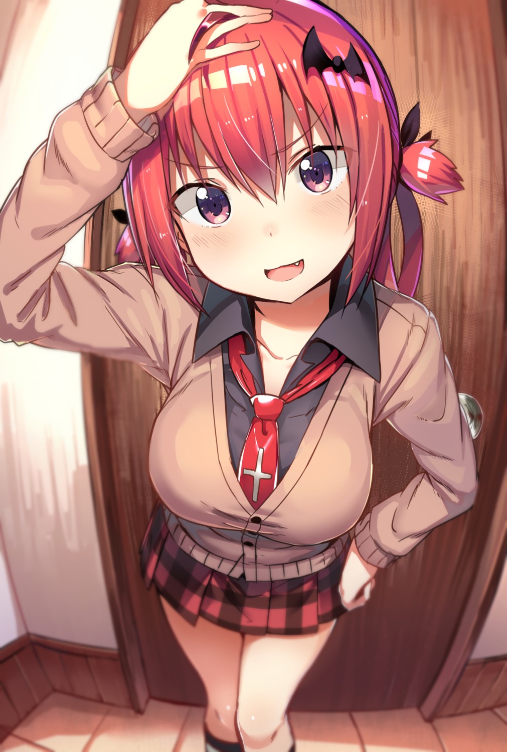 gabriel_dropout greatmosu kurumizawa_satanichia_mcdowell seifuku sweater