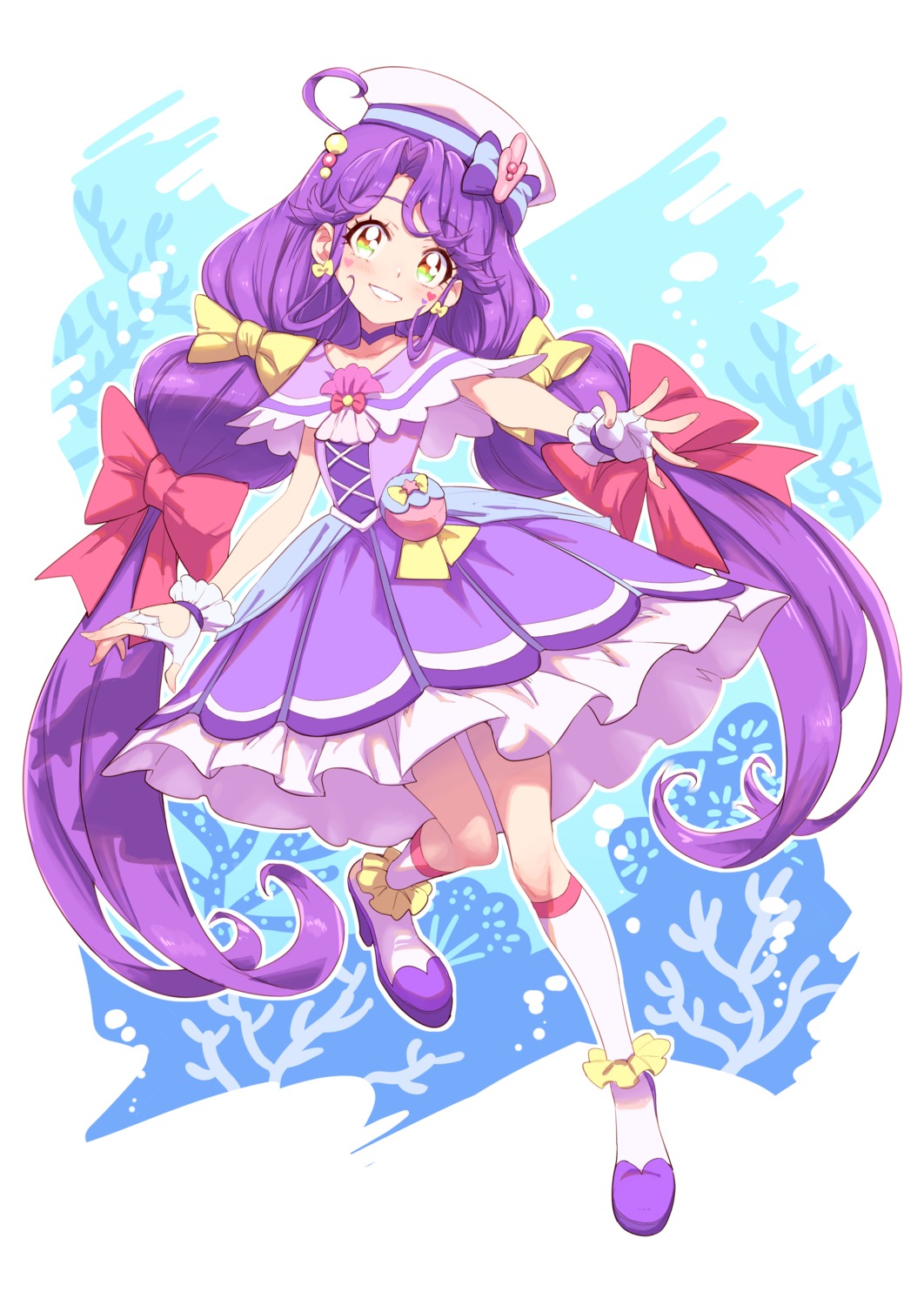 dress heels pretty_cure skirt_lift suzumura_sango tropical-rouge!_precure whoosaku