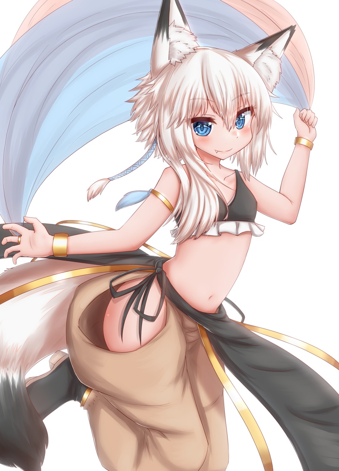 animal_ears horokusa kitsune nopan tail