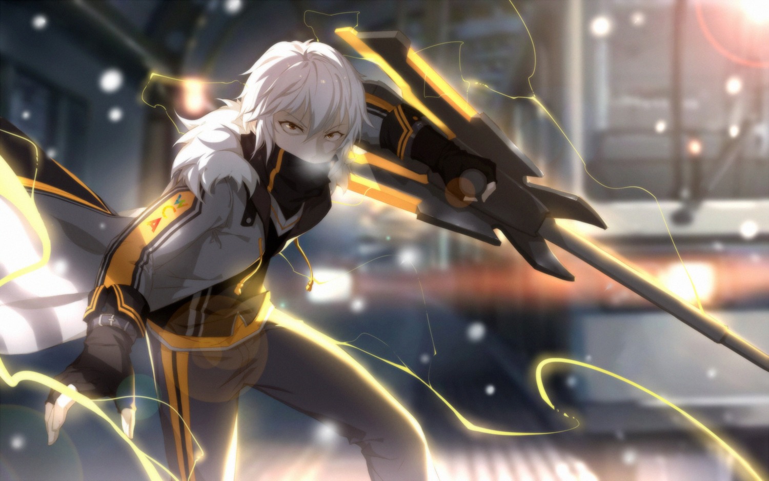 accelerator male to_aru_majutsu_no_index wallpaper weapon yijian_ma