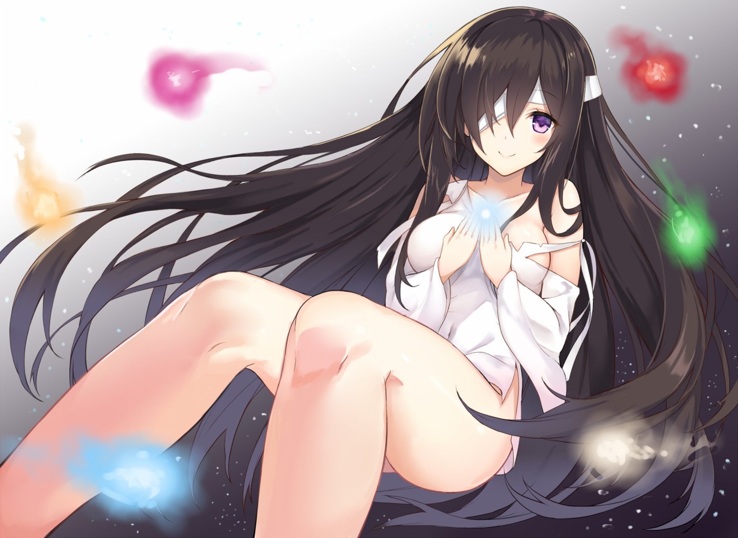 bottomless eyepatch nakatama_kyou no_bra seven_days_~anata_to_sugosu_nanokakan~