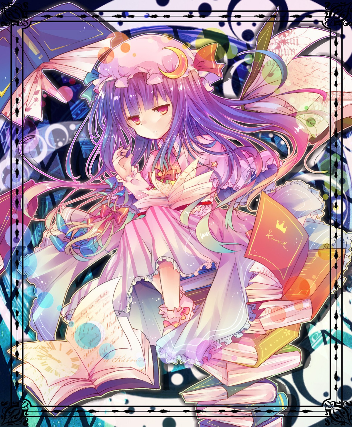 jpeg_artifacts melonpan patchouli_knowledge touhou